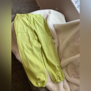 Neon cargo pants